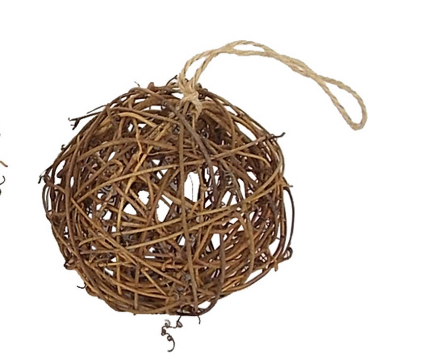 WICKER BALL,  5" Dia  Craft Outlet