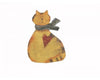 4" WOODEN CAT ORN.  Craft Outlet