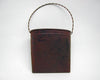 Birch Maison Decorative Primitive / Farmhouse Tin Bag with Hanger, Rustic - 6" Tall