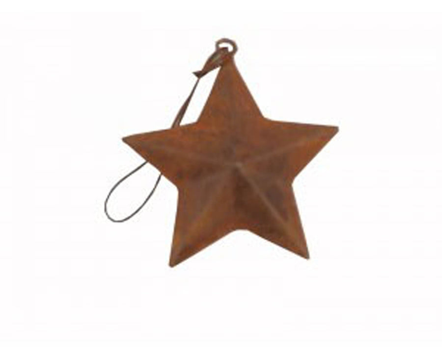 6"RUSTIC COUNTRY STAR W/HANGER  Craft Outlet