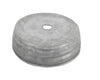 Small Tin Screw On Jar Lid with Hole, 2.75"Dia