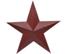36" ANTIQUE STAR, BARN RED  Craft Outlet