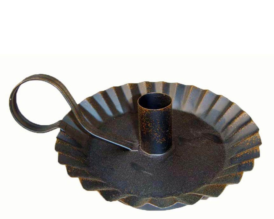 CANDLE HOLDER/ RUSTIC 7.25"  Craft Outlet