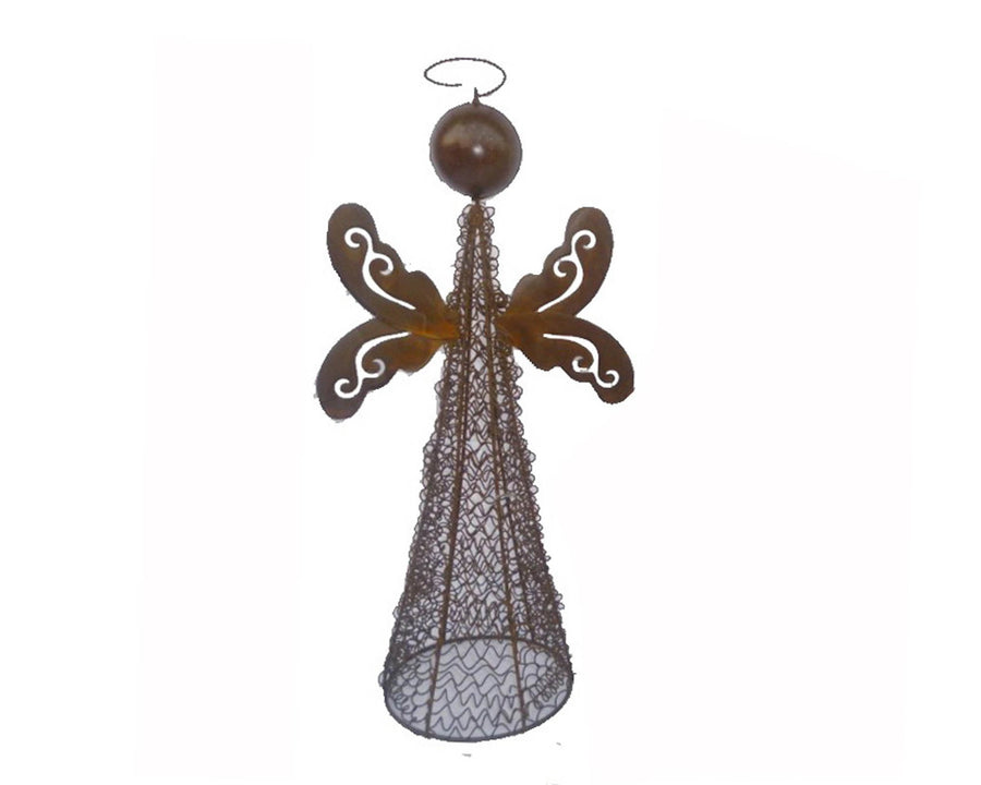 TIN WIRED MESH ANGEL 15"  Craft Outlet