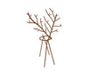 Abstract Tin Wired Reindeer Candle Holder, Rustic