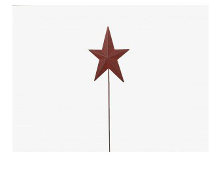 Tin Star Pick, Red - 16.5" Tall