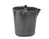 Tin Water Can with Handle and Lattice Work, 9.5"H