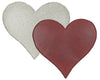 RED TIN PUFF HEART (SM) 3"  Craft Outlet