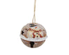 Tin Bell - Snowman - Rustic - 2.5" Dia  Craft Outlet