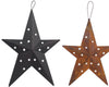 6" TIN CTRY STAR W/CUTOUTS RUSTY  Craft Outlet