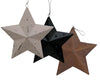 PUNCHED STAR, 7" BLACK  Craft Outlet